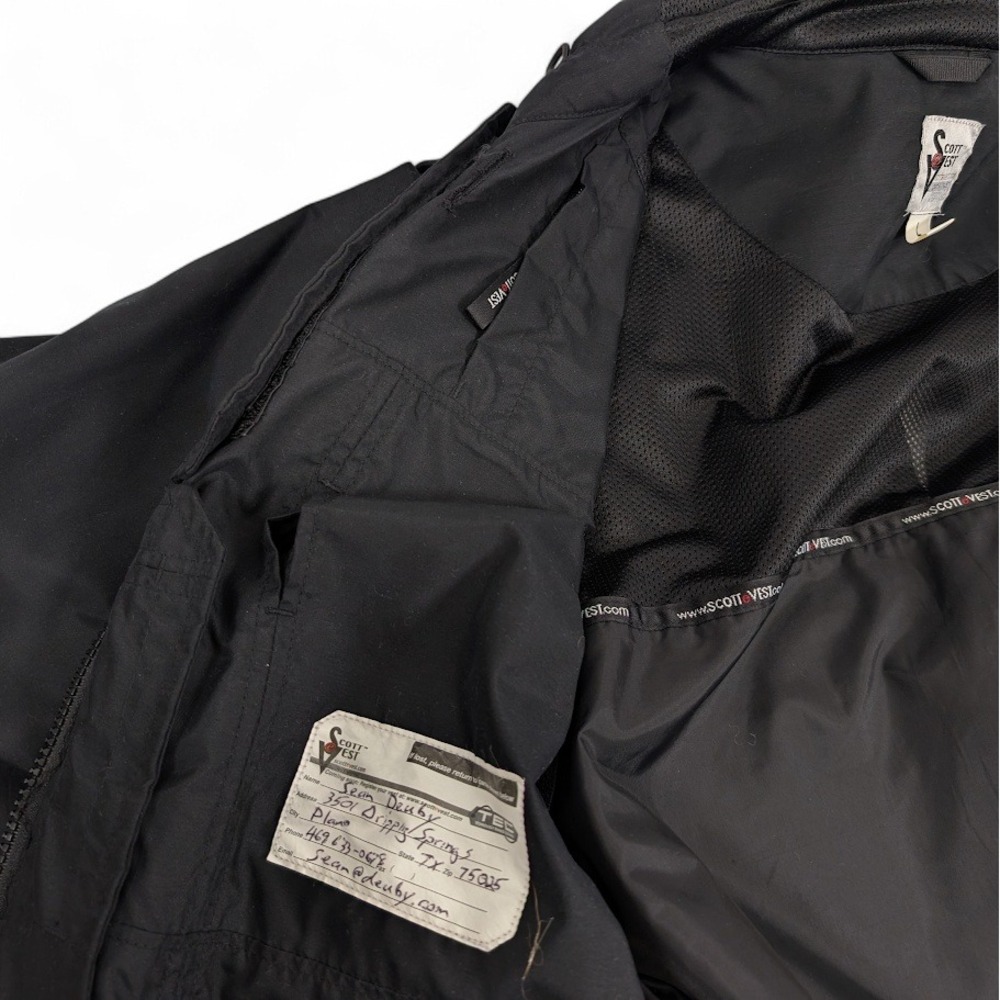 SCOTTEVEST TEC 2.0 Get Wired Convertible‎ Jacket Vest Mens Large Black Utility - Picture 12 of 16